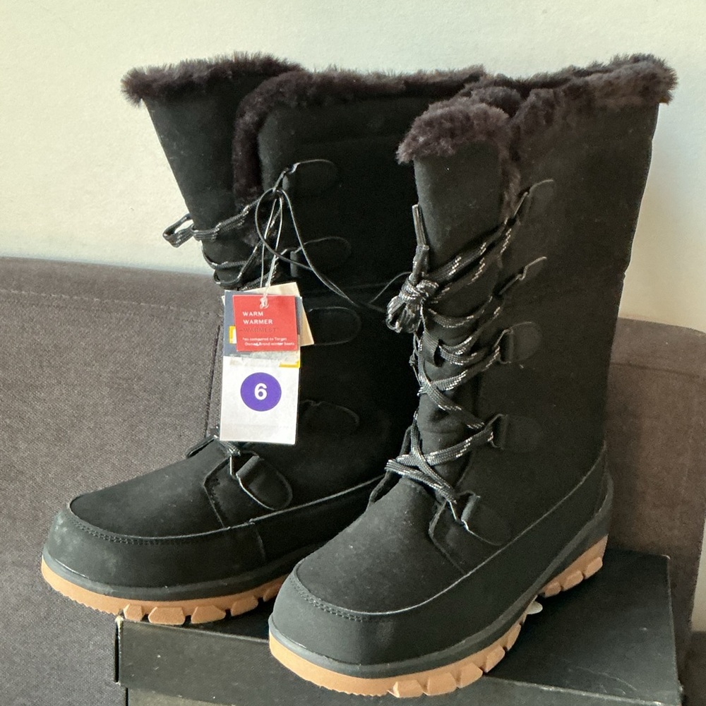 Women's Black Winter Boots